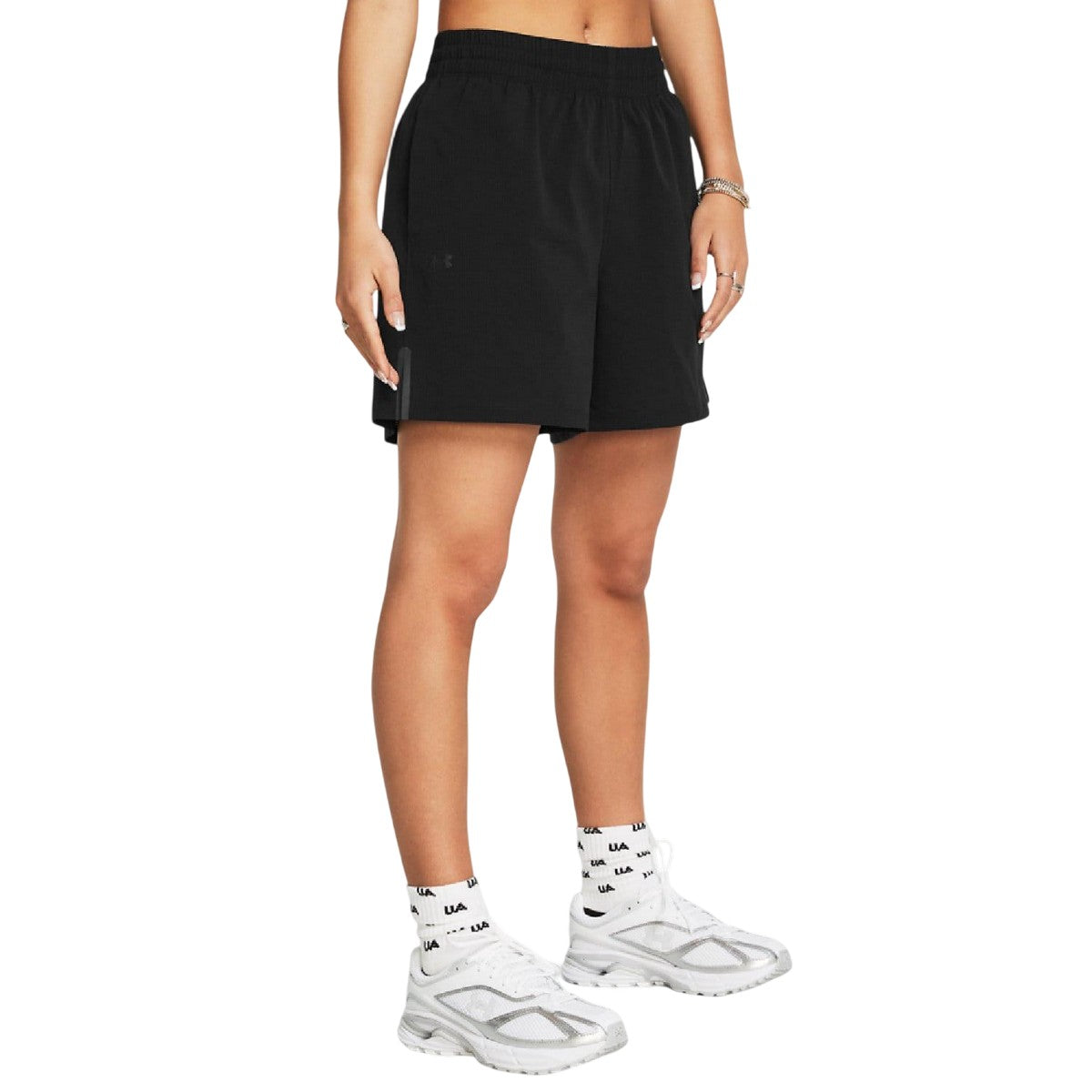 Black - Lifestyle - Under Armour Womens-Ladies Unstoppable Vent Shorts