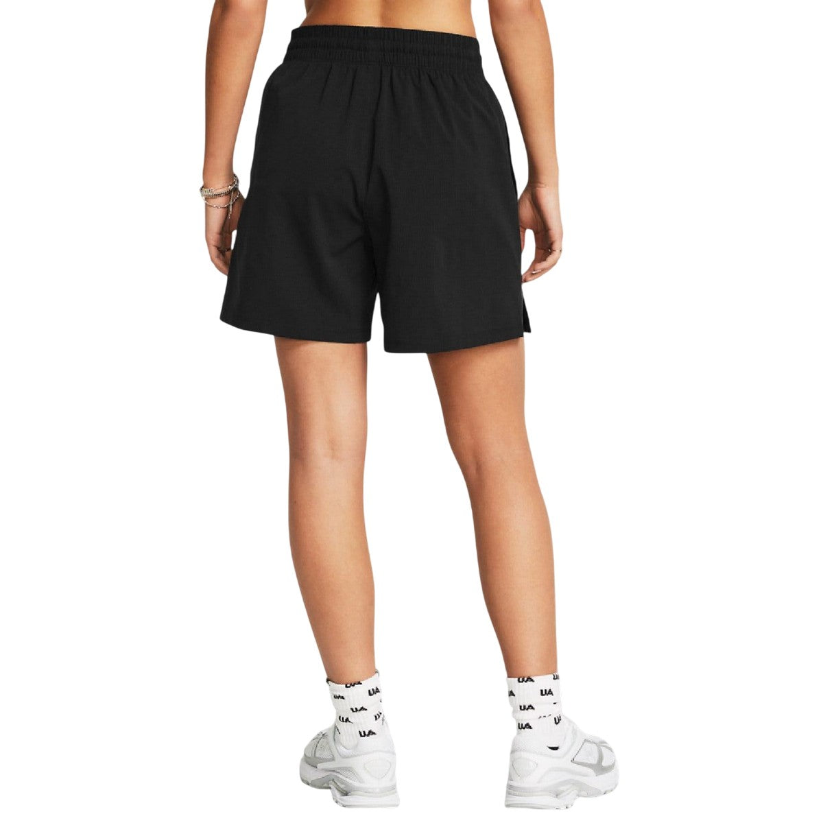 Black - Pack Shot - Under Armour Womens-Ladies Unstoppable Vent Shorts