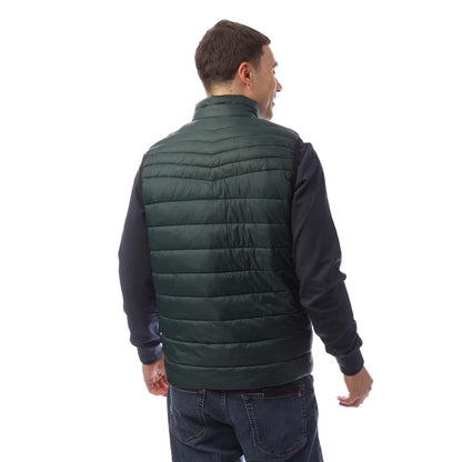 Green - Back - Boss Mens Odeno2 Synthetic Down Gilet