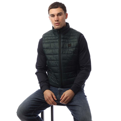 Green - Lifestyle - Boss Mens Odeno2 Synthetic Down Gilet