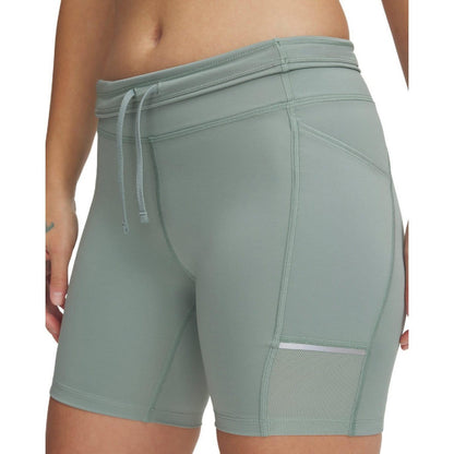 Green - Front - Under Armour Womens-Ladies Launch Cycling Shorts