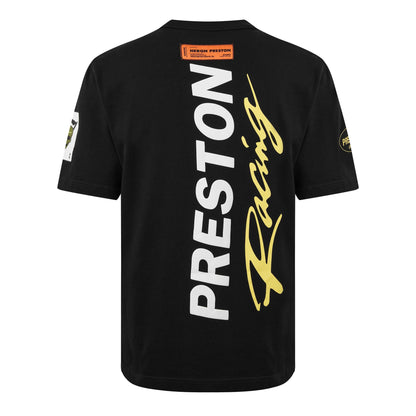 Black-White - Back - Heron Preston Mens Racing T-Shirt