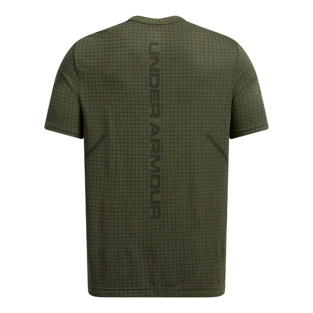 Green - Back - Under Armour Mens Vanish Grid Seamless T-Shirt