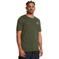 Green - Side - Under Armour Mens Vanish Grid Seamless T-Shirt