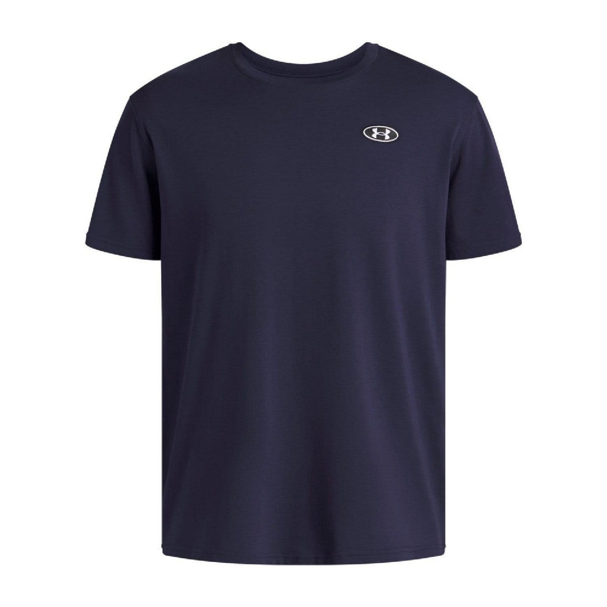 Blue - Front - Under Armour Mens Patch Heavyweight T-Shirt