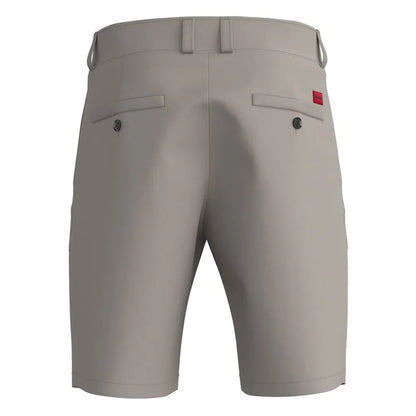 Grey - Back - Hugo Mens Darik241 Regular Shorts