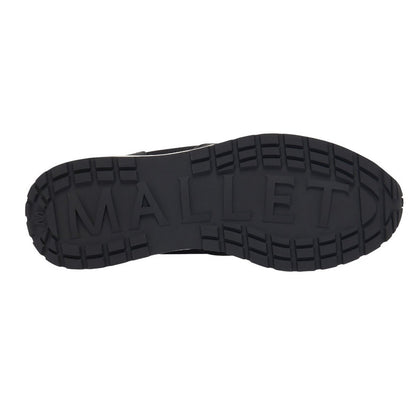 Black - Lifestyle - Mallet Mens Popham Lite Leather Trainers