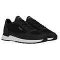 Black - Front - Mallet Mens Popham Lite Leather Trainers