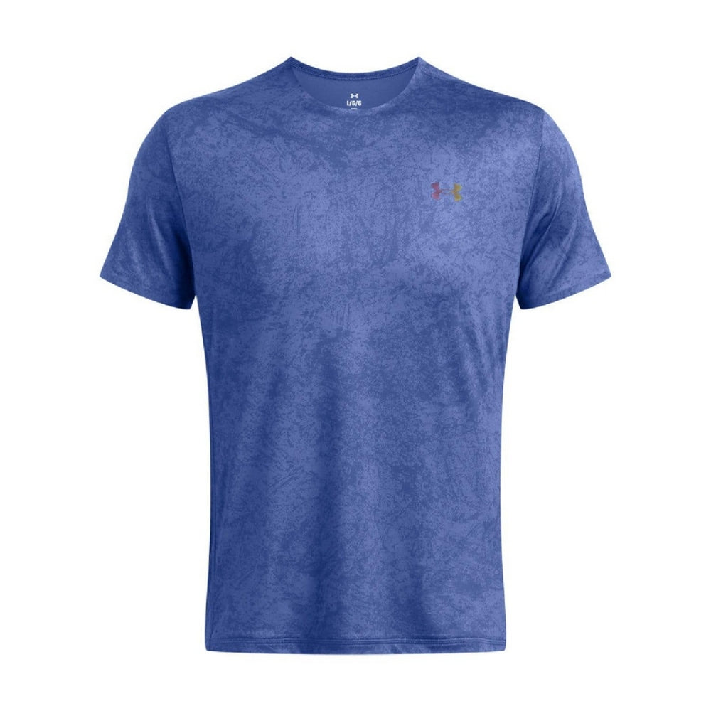 Blue - Front - Under Armour Mens Vanish Elite Printed ArmourVent T-Shirt