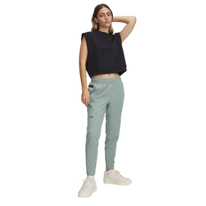 Green - Lifestyle - Under Armour Womens-Ladies Jogging Bottoms