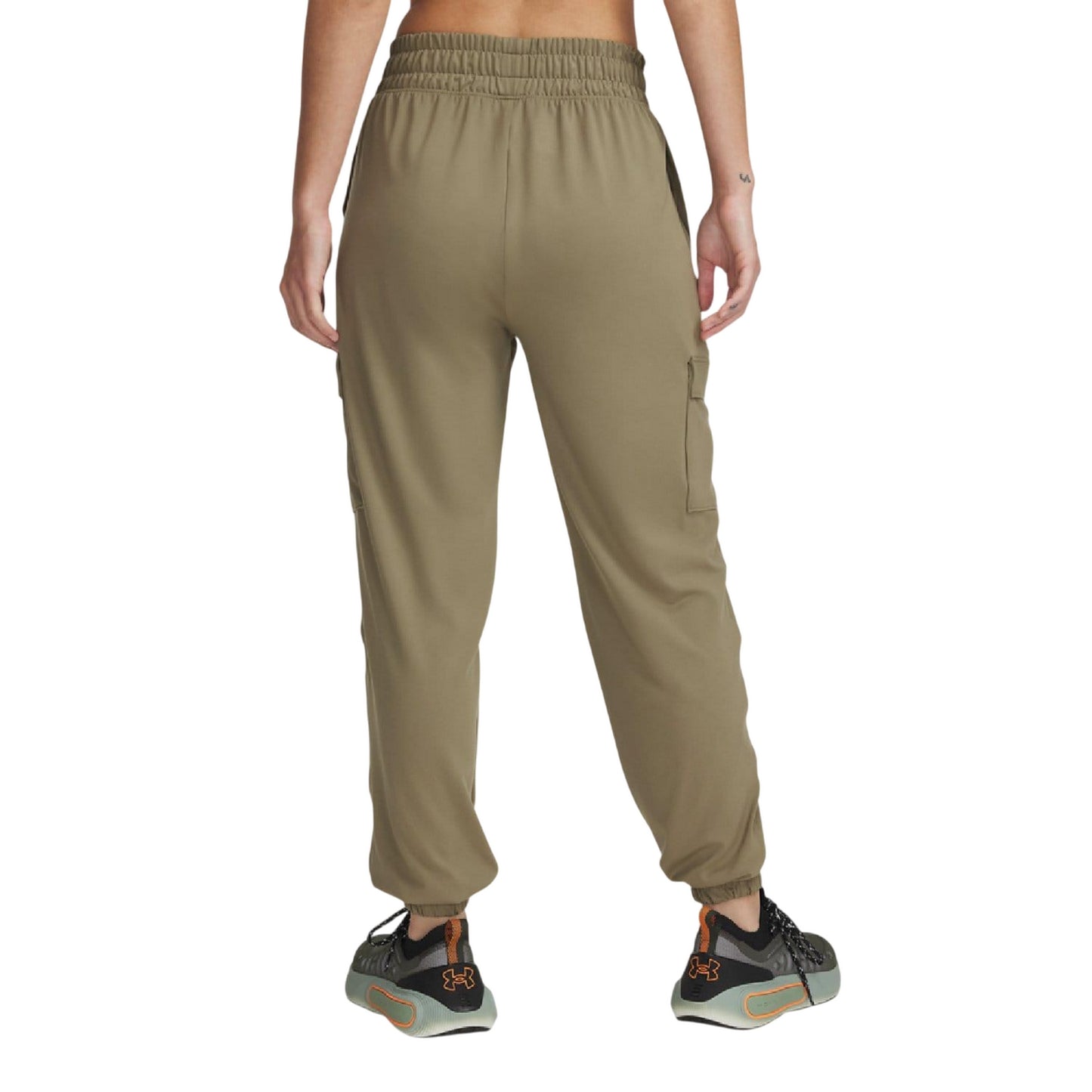 Brown - Back - Under Armour Womens-Ladies Jogging Bottoms