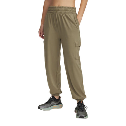 Brown - Front - Under Armour Womens-Ladies Jogging Bottoms