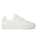 White - Front - Mallet Mens Bennet Leather Trainers