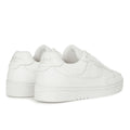 White - Back - Mallet Mens Bennet Leather Trainers