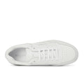 White - Side - Mallet Mens Bennet Leather Trainers