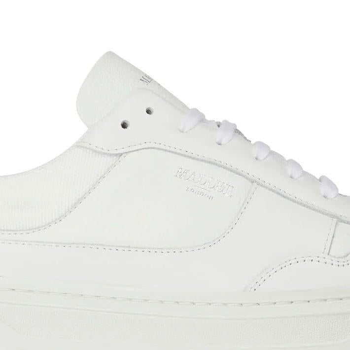 White - Lifestyle - Mallet Mens Bennet Leather Trainers