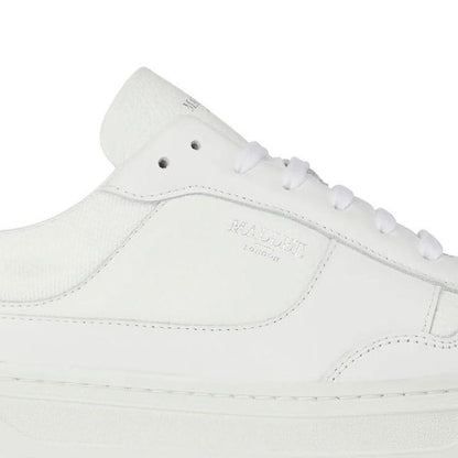 White - Lifestyle - Mallet Mens Bennet Leather Trainers