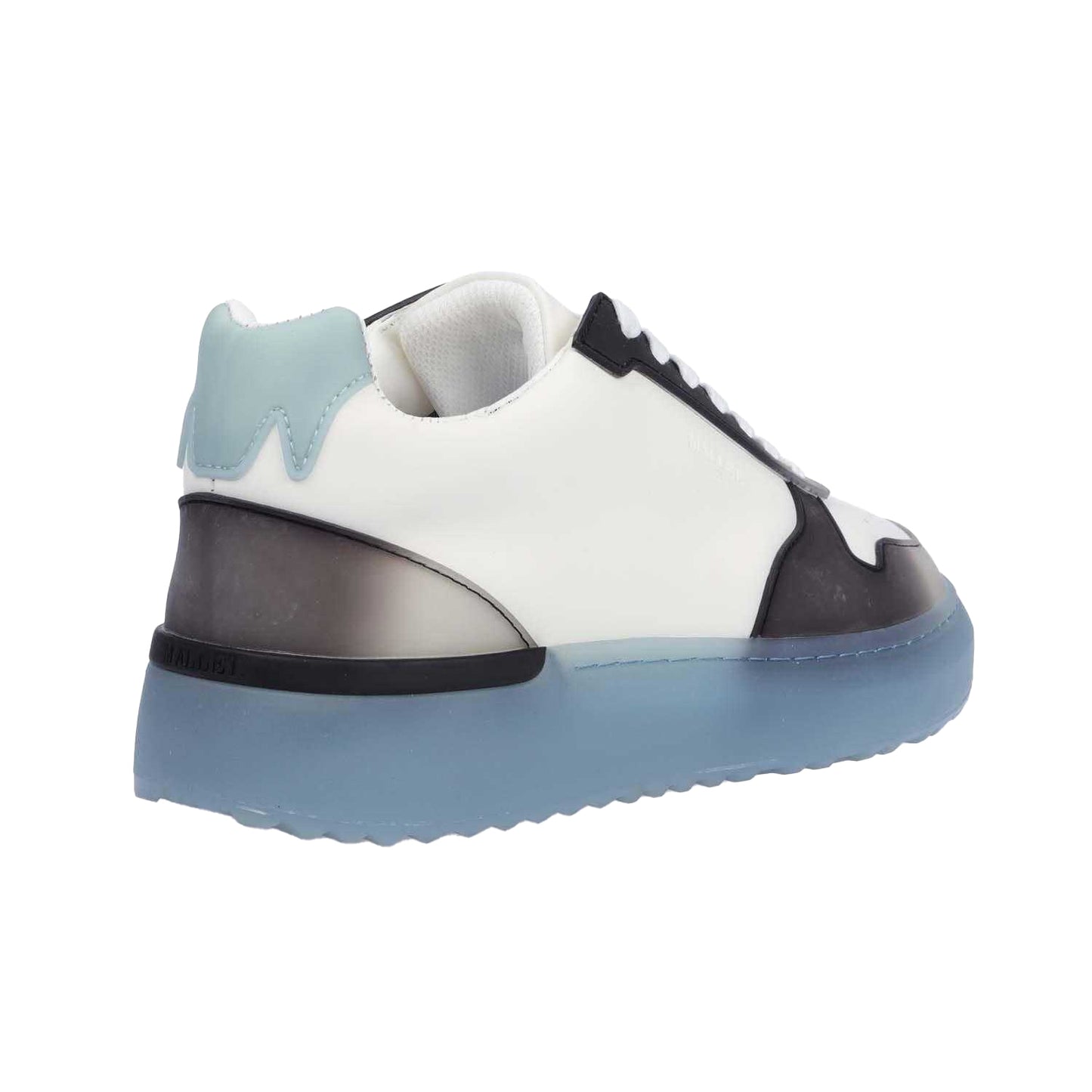 Black - Back - Mallet Mens Hoxton 2.0 Leather Trainers