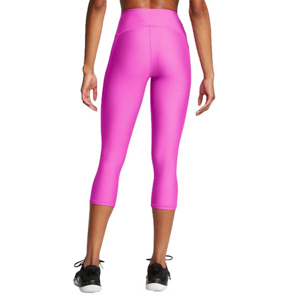 Purple - Lifestyle - Under Armour Womens-Ladies Capris Tech High Rise Leggings