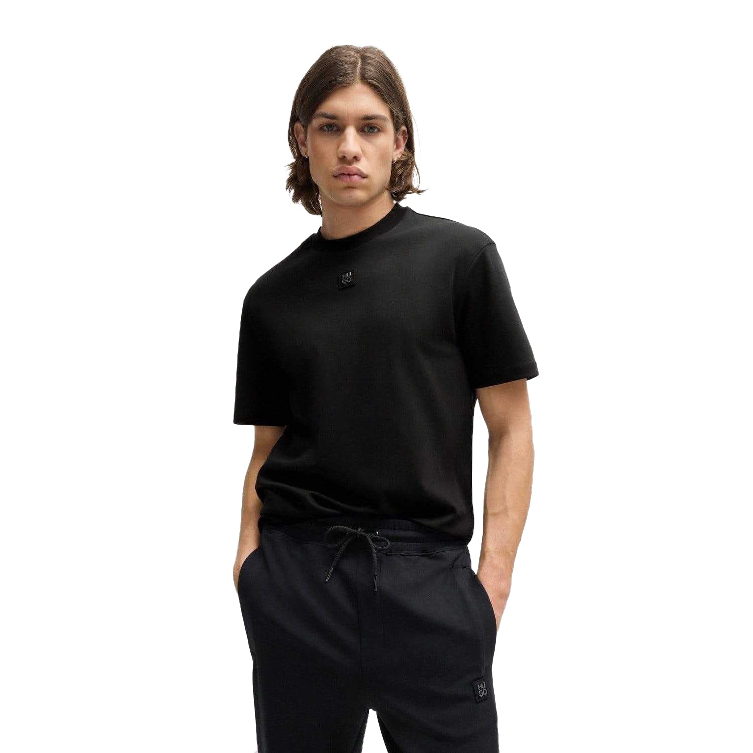 Black - Back - Hugo Mens Dalile T-Shirt