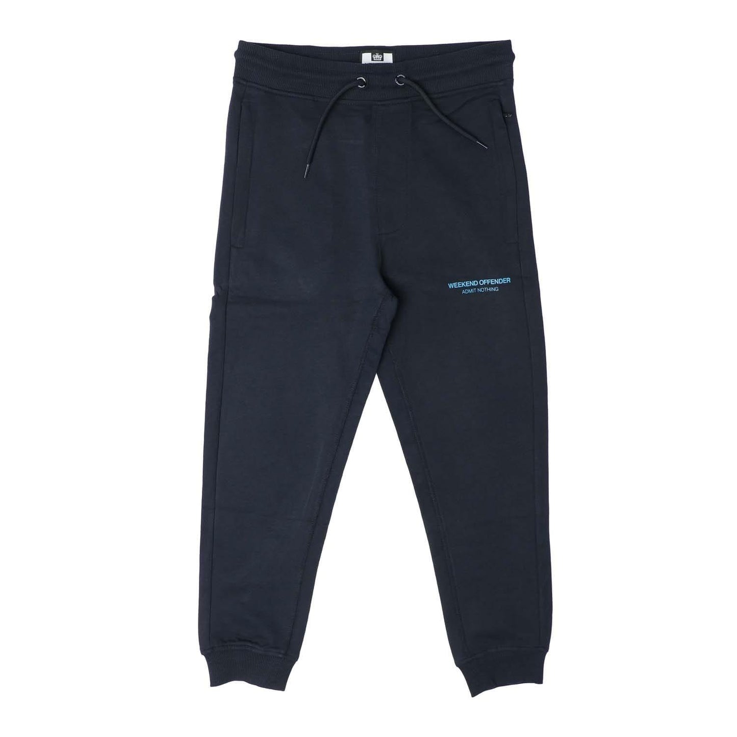 Navy - Front - Weekend Offender Childrens-Kids Cascade Jogging Bottoms