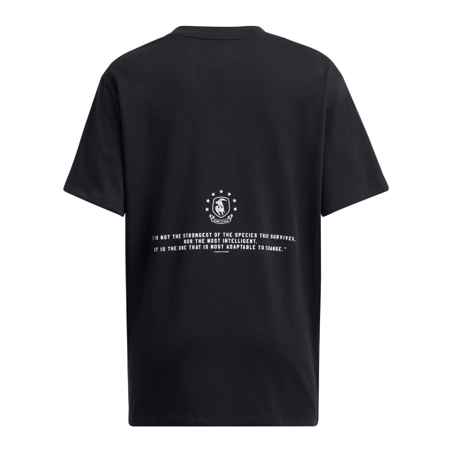 Black - Lifestyle - Under Armour Womens-Ladies Project Rock T-Shirt