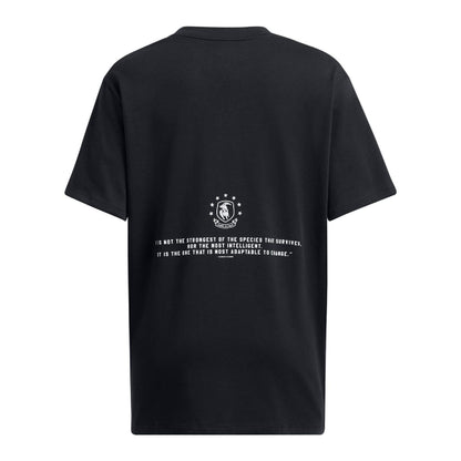 Black - Lifestyle - Under Armour Womens-Ladies Project Rock T-Shirt