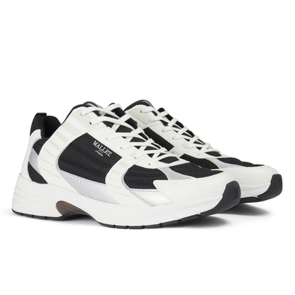 White - Back - Mallet Mens Holloway Trainers