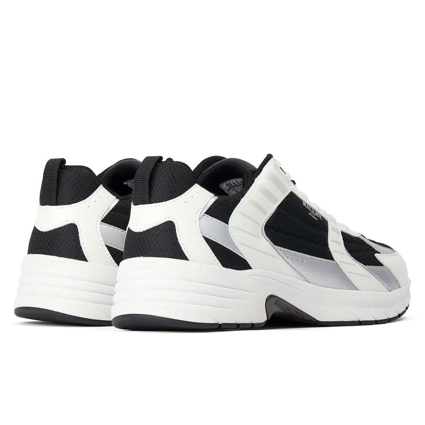 White - Side - Mallet Mens Holloway Trainers