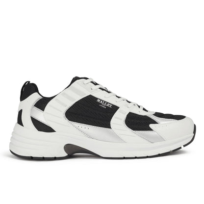 White - Front - Mallet Mens Holloway Trainers