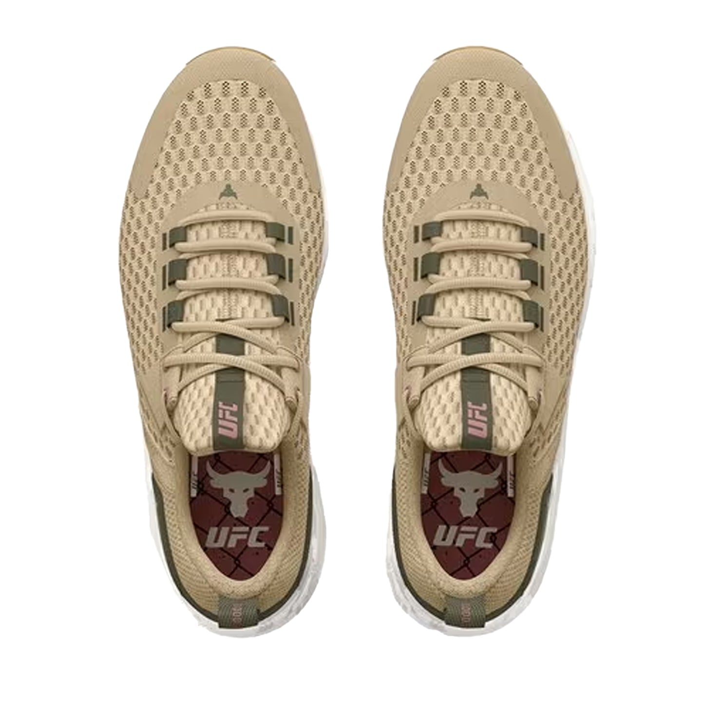 Brown - Side - Under Armour Womens-Ladies Project Rock BSR Trainers