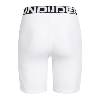 White - Back - Under Armour Womens-Ladies HeatGear Shorts