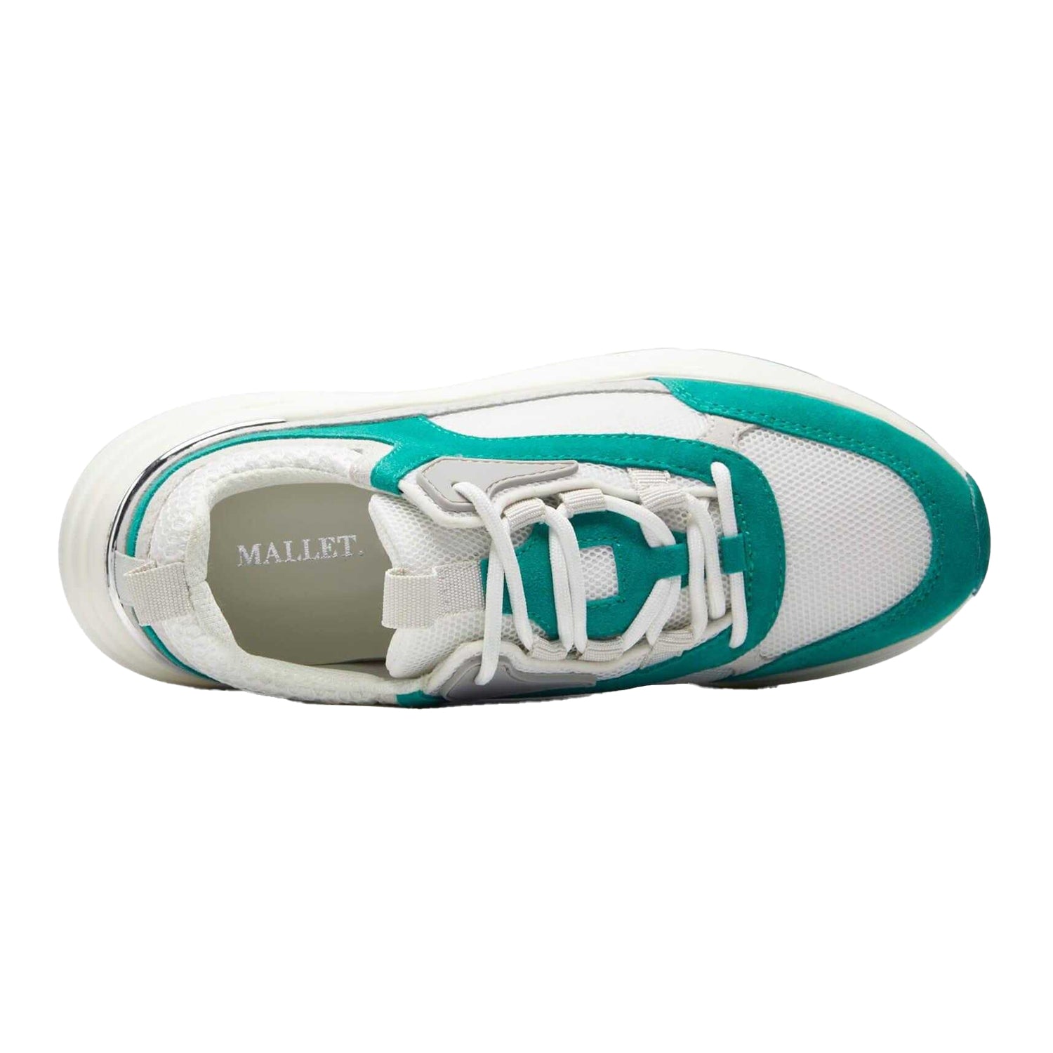 Green - Lifestyle - Mallet Womens-Ladies Cyrus Suede Trainers