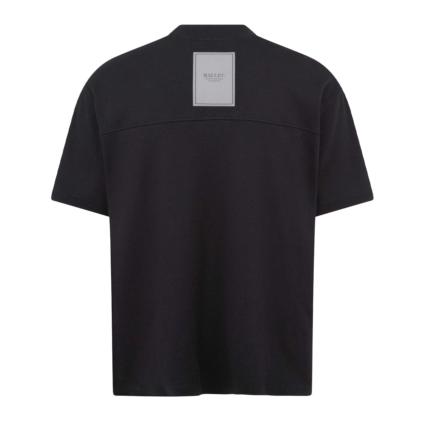 Black - Back - Mallet Mens Interlock T-Shirt