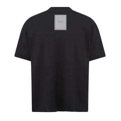 Black - Back - Mallet Mens Interlock T-Shirt