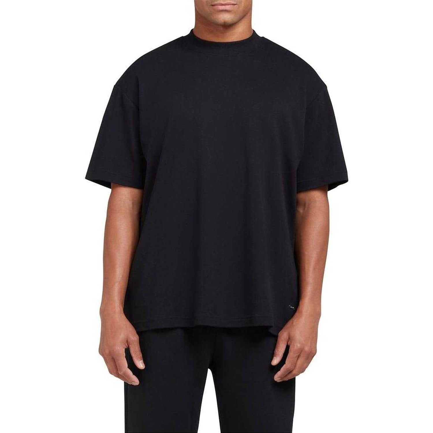 Black - Side - Mallet Mens Interlock T-Shirt