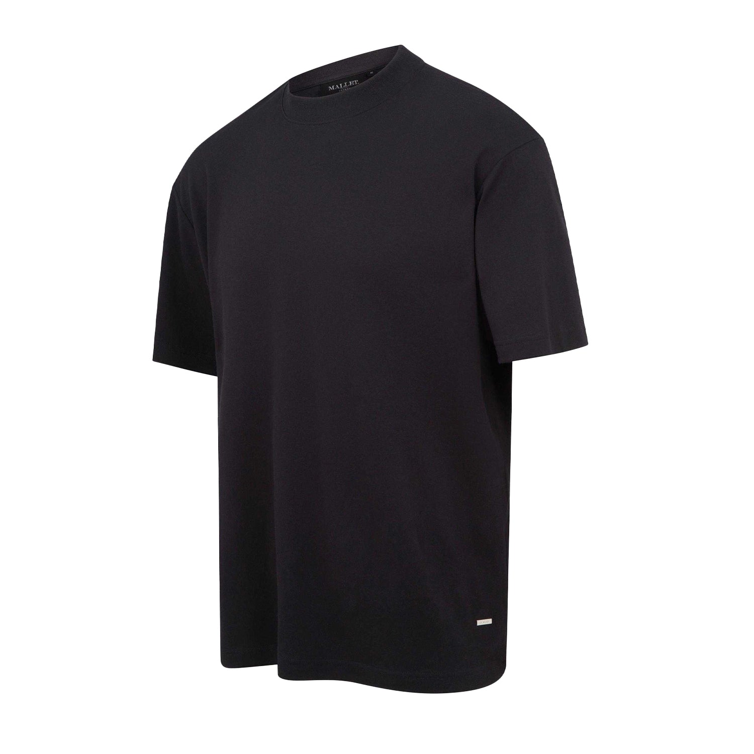 Black - Front - Mallet Mens Interlock T-Shirt