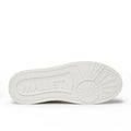 White - Side - Mallet Mens Compton Leather Trainers