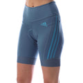 Blue - Side - Adidas Womens-Ladies Cycling Shorts