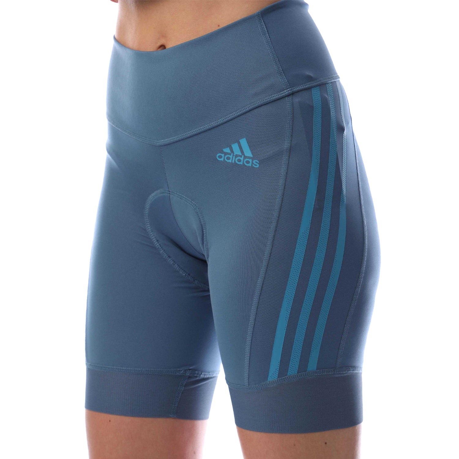 Blue - Front - Adidas Womens-Ladies Cycling Shorts