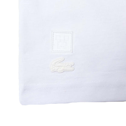 White - Side - Lacoste Unisex Adult x Minecraft Print T-Shirt