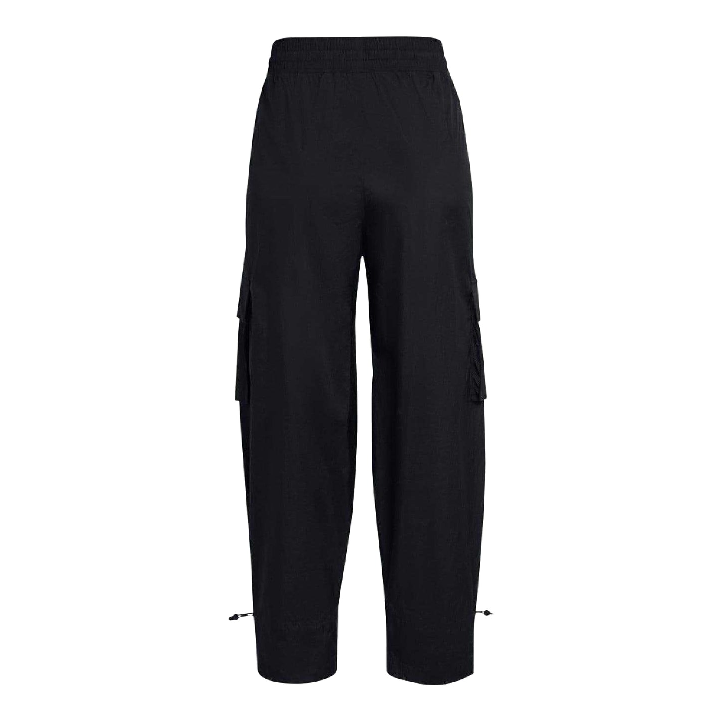 Black - Back - Under Armour Womens-Ladies Woven Cargo Trousers