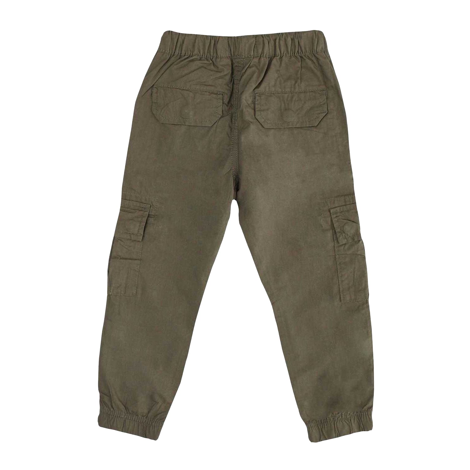 Khaki - Back - Weekend Offender Childrens-Kids Ontario Cargo Trousers