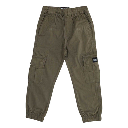 Khaki - Front - Weekend Offender Childrens-Kids Ontario Cargo Trousers
