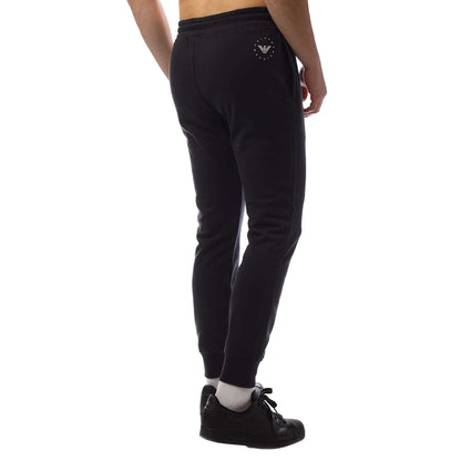 Navy - Back - Emporio Armani Mens Tracksuit Bottoms