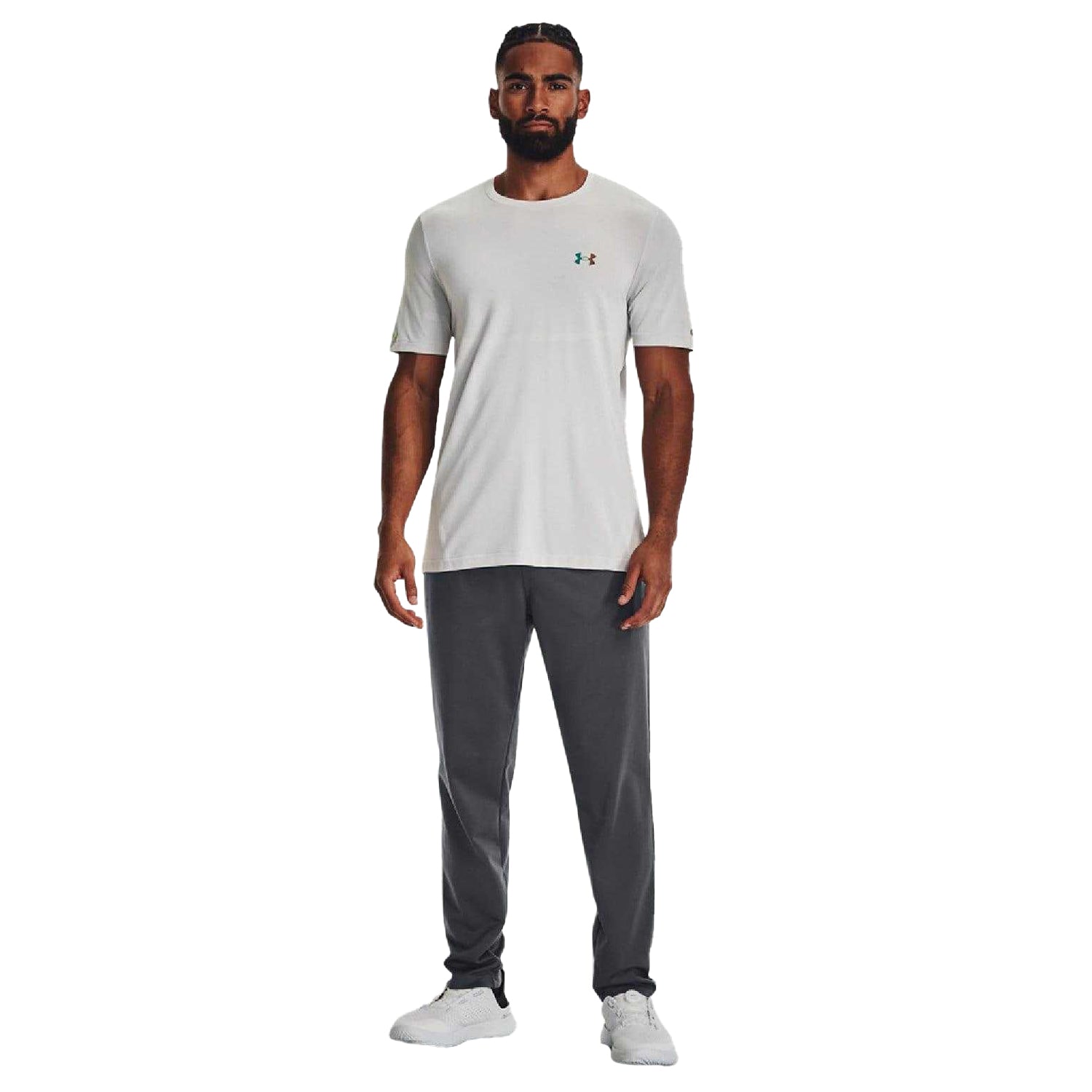 Grey - Pack Shot - Under Armour Mens Twister Trousers