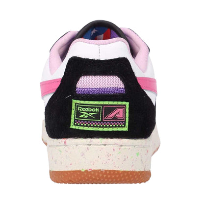 Black-Pink - Back - Reebok Mens BB 4000 II Leather Trainers