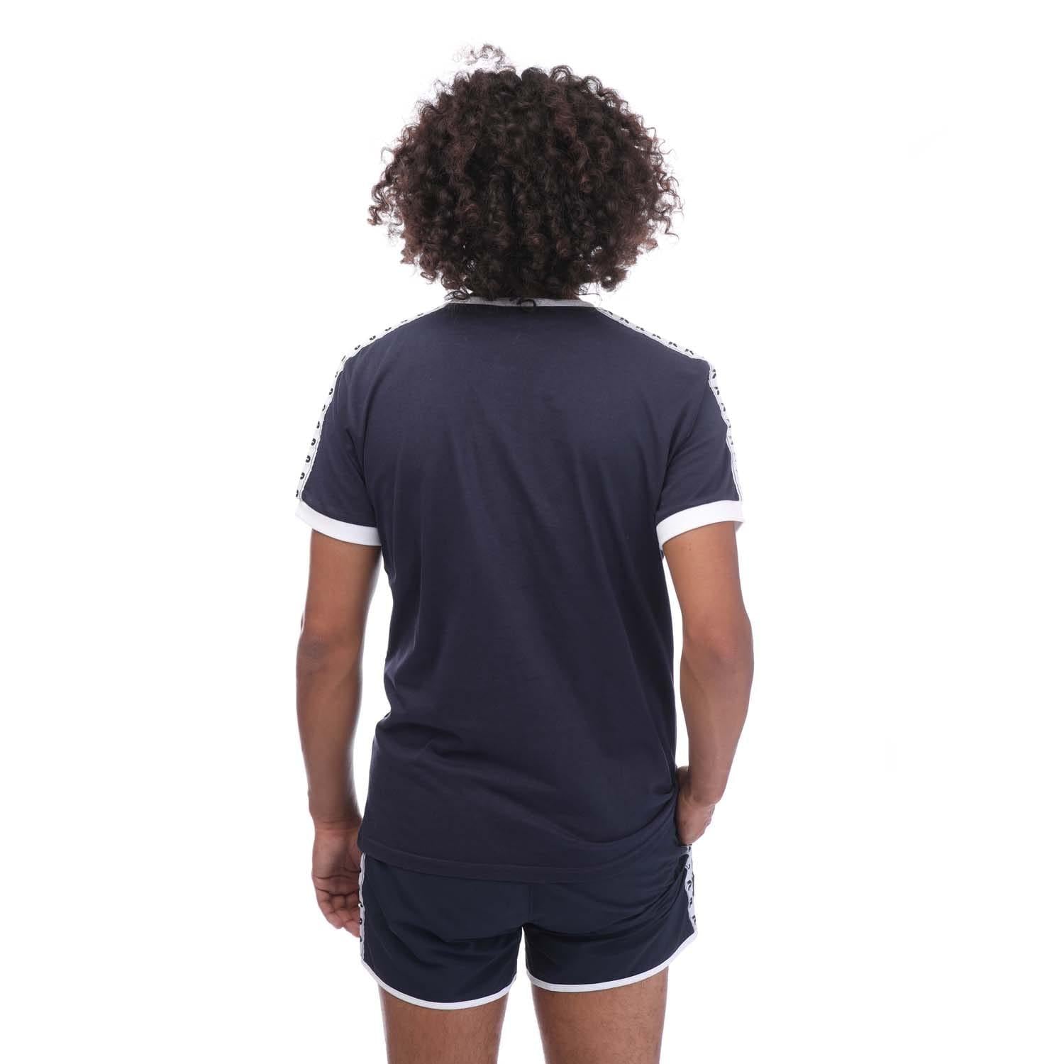 Navy - Back - Patrick Mens Frank T-Shirt