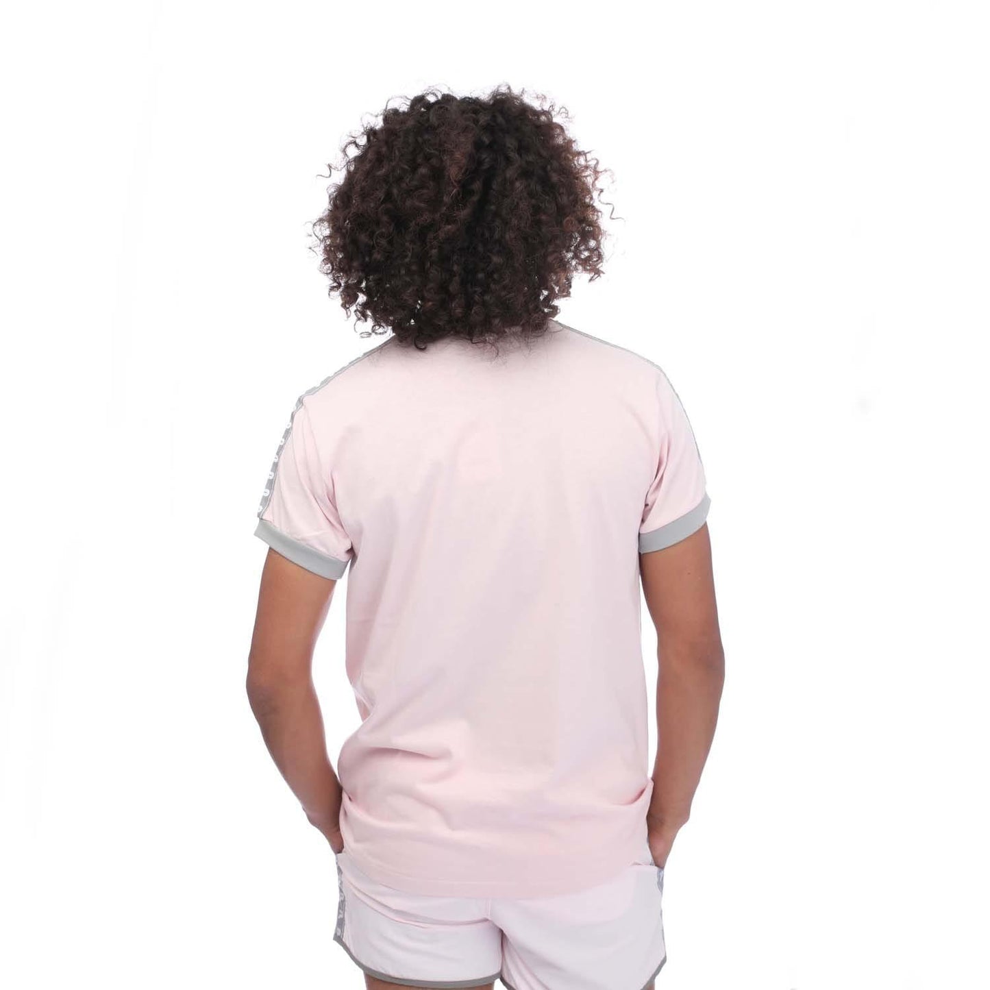 Pink - Back - Patrick Mens Frank T-Shirt