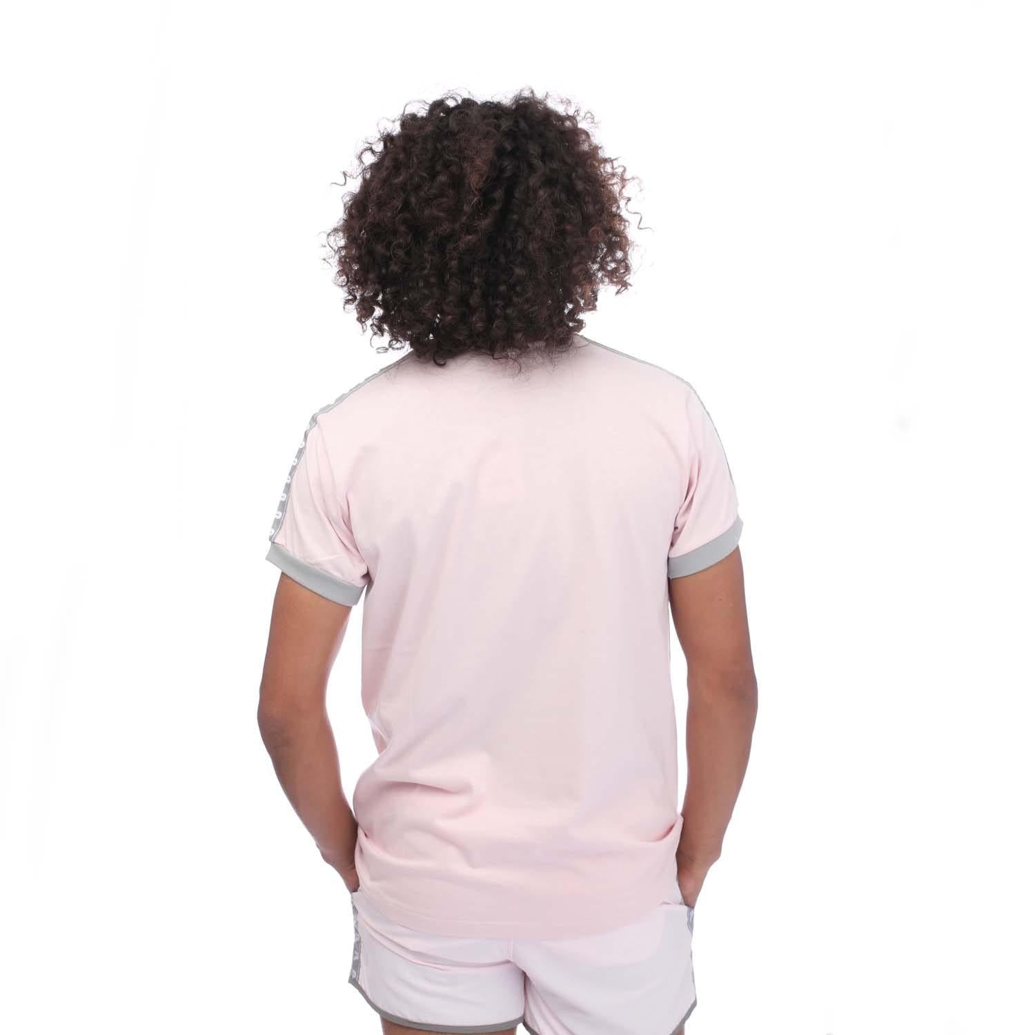 Pink - Back - Patrick Mens Frank T-Shirt